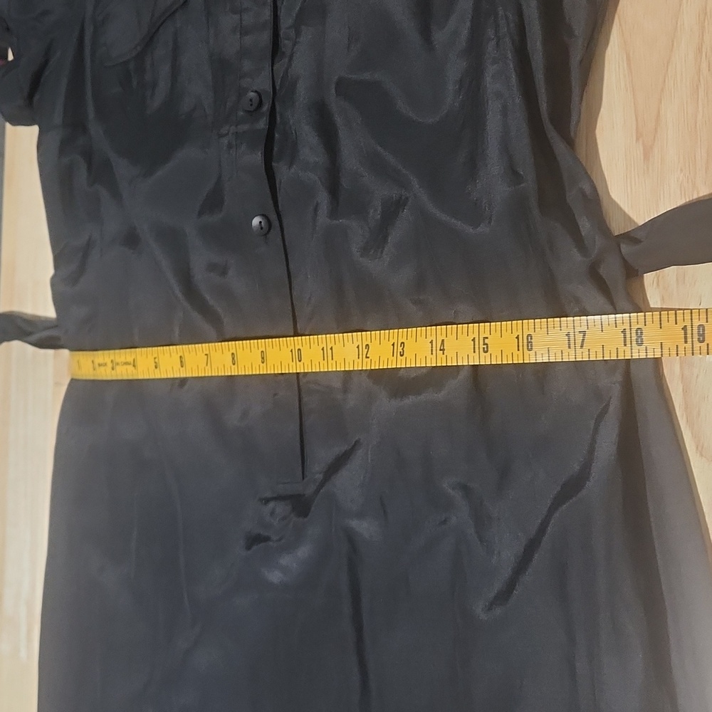 Laundry By Design Black Silk Cotton Blend - Size 12 (fits like 8/10 Junior) - Picture 13 of 16